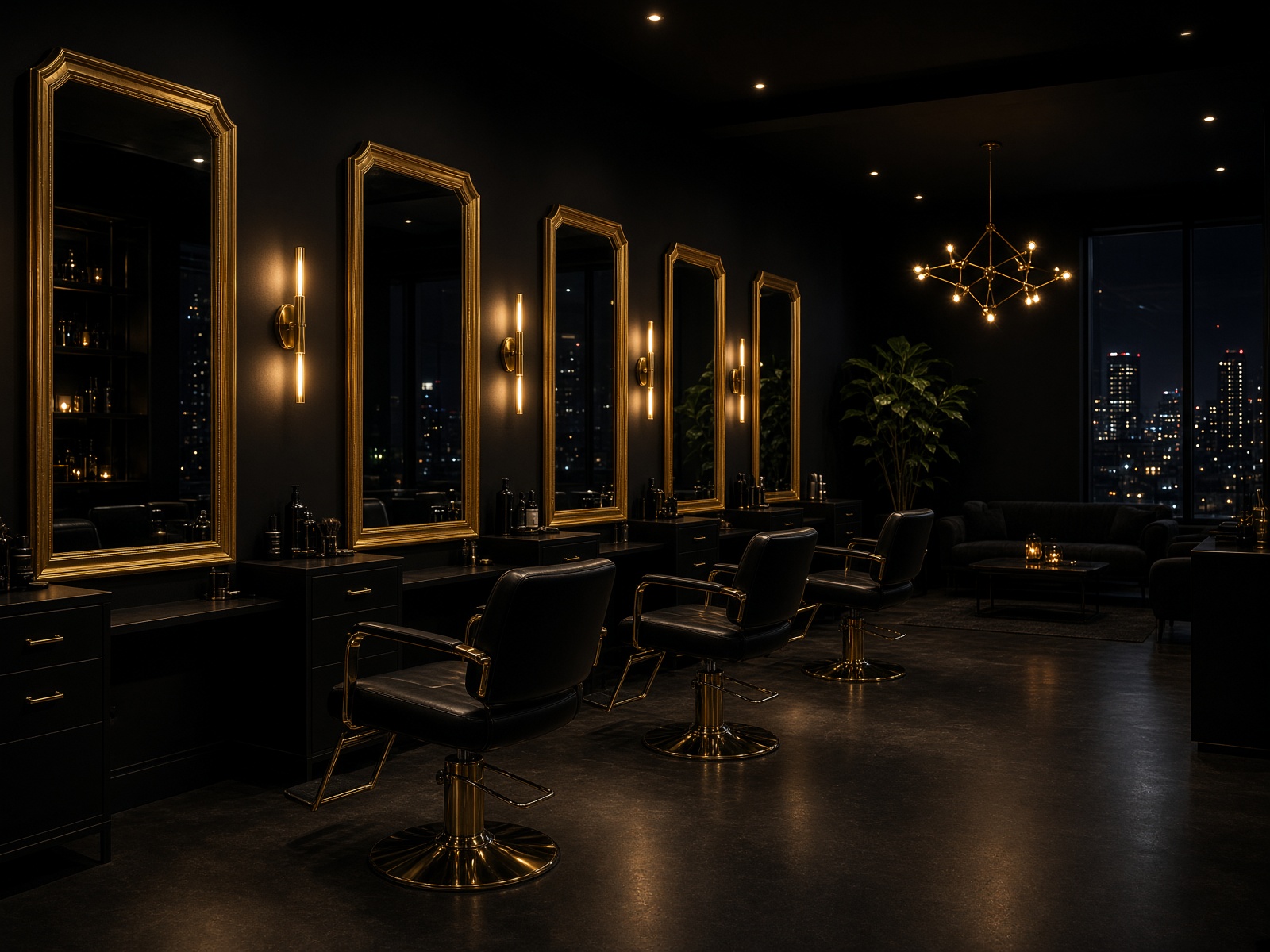 Salon interior